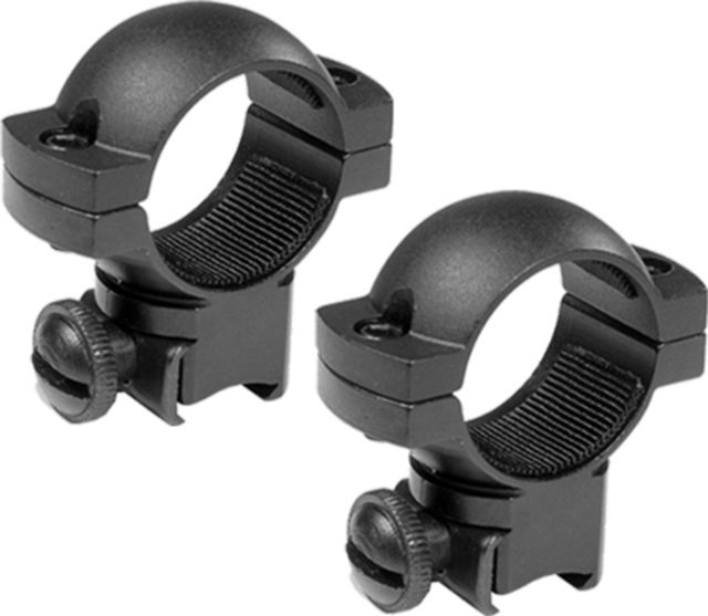 Barska Rifle Scope Rings - 1in High Height Matte Black Dovetail Airgun .22 - Barska