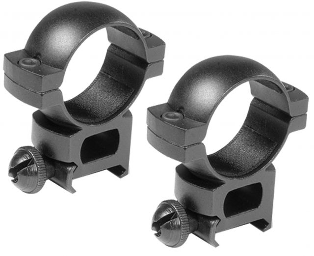 Barska Rifle Scope Rings - 30mm Extra High Height Matte Black Weaver Style - Barska