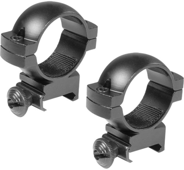 Barska Rifle Scope Rings - 30mm High Height Matte Black Weaver - Barska