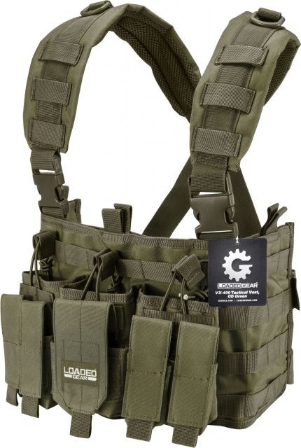 Barska Tactical Chest Rig VX-400 Loaded GearOD Green - Barska