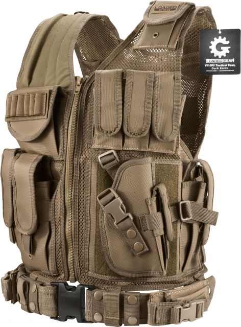 Loaded Gear VX-200 Loaded Gear Tactical VestDark Earth