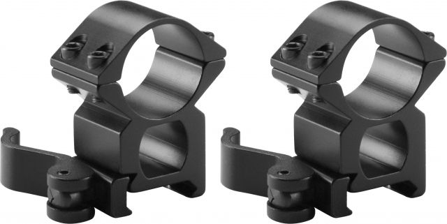 Barska Weaver Style See-Through Quick Release Rings 1in. Diameter 1.2in. High Per 2 193825 - Barska
