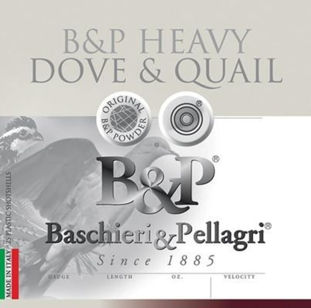 chieri & Pellagri Dove & Quail 20 Ga. 1 Oz. 20 Gauge 1 Oz 2.75in Shotgun #7.5 25 Rounds Ammo