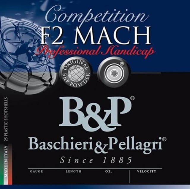 chieri & Pellagri Mach 1.250 12 Gauge 1.125 Oz 2.75in Shotgun #7.5 25 Rounds Ammo