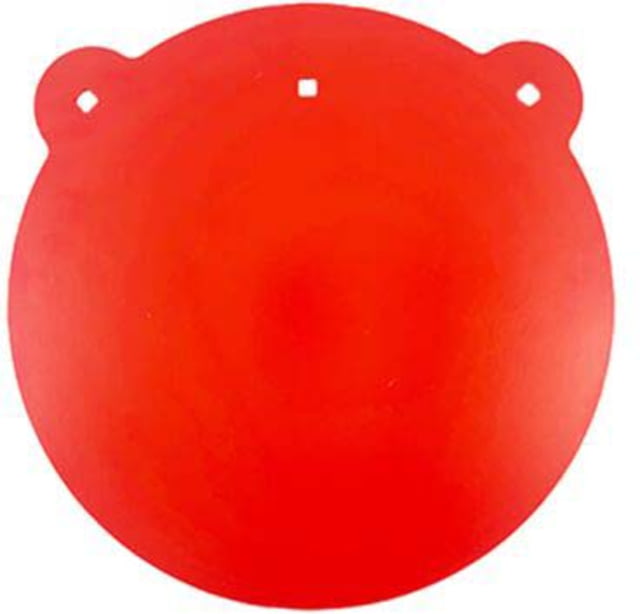 Bash Target Supply Steel AR-500 Target Gong Round 18 in 5/16 in Thick Powder Coated Red - Bash Target Supply