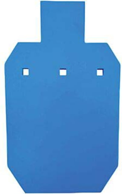 Bash Target Supply Steel AR-550 Target Silhouette Half Size 9x15 in 1/2 in Thick Powder Coated Gray - Bash Target Supply