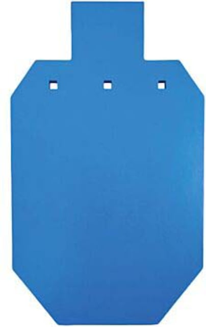 Bash Target Supply Steel AR-550 Target Silhouette Two-Third Size 12x20 in 1/2 in Thick Powder Coated Gray - Bash Target Supply