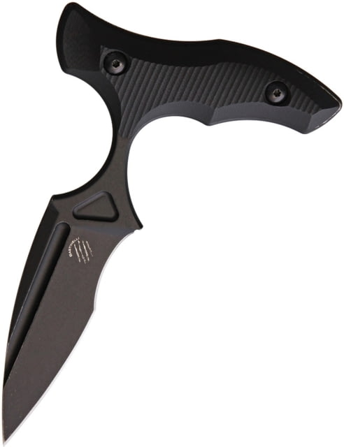 Bastinelli Creations MANAIA Push Dagger Knives - Push Dagger 6.25in Overall 3.5in Black SW N690 SS Blade Black G10 Handle Jared Wihongi Collaboration - Bastinelli Creations