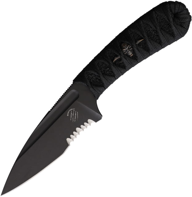 Bastinelli Creations SIN Fixed Blade Serrated Menu BAS215SM - Bastinelli Creations