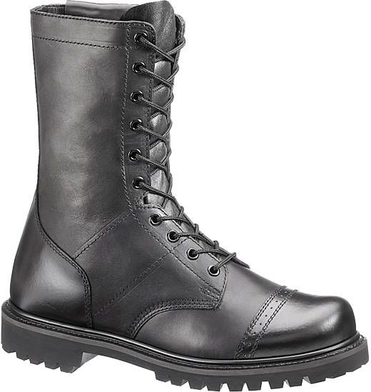 Bates Footwear 11in Paratrooper Side Zip Boot Black M 06.0 - Bates Footwear