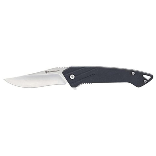 Battenfeld Knives Smith & Wesson Black Ops Folding Knife 3" Recurve Blade Black Box