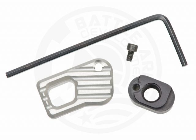 Battle Arms Development AR15 Enhanced Modular Magazine Release Silver
