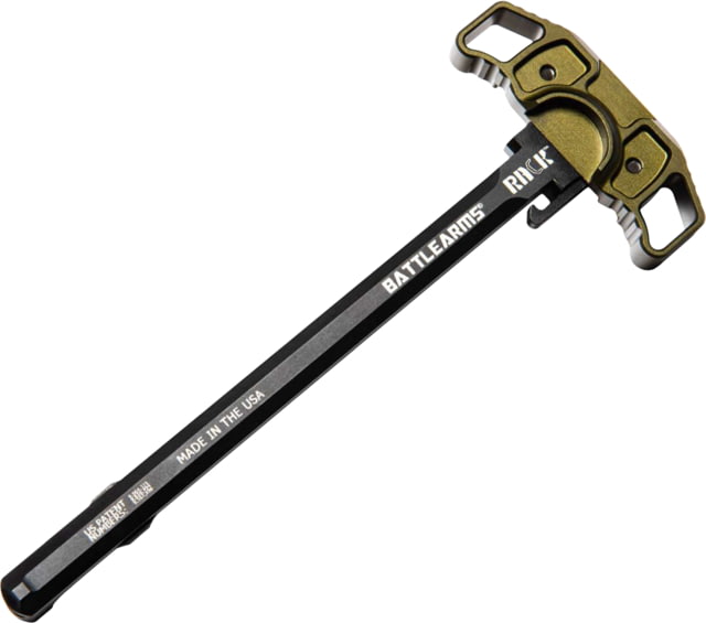 Battle Arms Development RACK AR15 Charging Handle, ODG, BAD-RACK-15-ODG by USA Battle Arms Development AR15 Gun Upper Parts