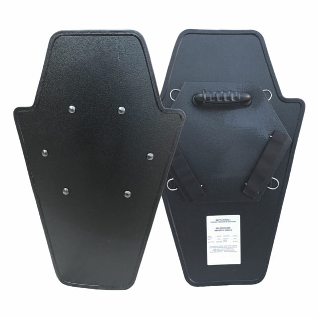 Battle Steel Level III Ballistic Shield 30in x 20in - Battle Steel