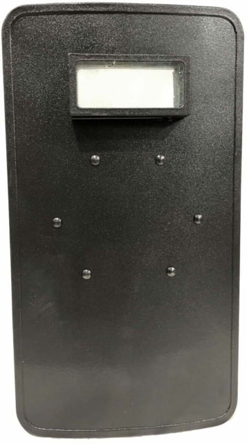 Battle Steel Ballistic Shield W/ Viewport Level III 20x36in Black - Battle Steel