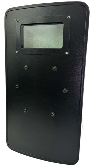 Battle Steel Ballistic Shield W/ Xl Viewport Level III 36x20 Black - Battle Steel
