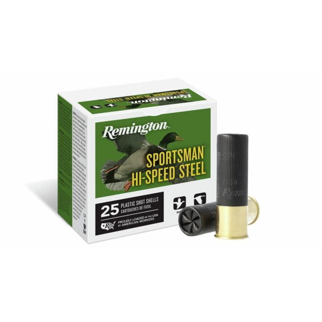 Remington Sportsman Hi-Speed Steel 12 Gauge 1 oz 2.75in Shotgun Ammo #6 250 Rounds - Remington