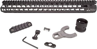 USED Bravo Company MFG Bcm Kmr Alpha Keymod Free Float Handguard Black - Bravo Company Mfg