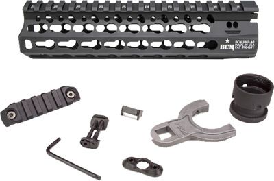Bravo Company MFG Bcm Kmr Alpha Keymod Free Float Handguard Black