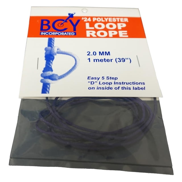 BCY Size 24 D Loop Rope Purple 1 m 66530 - Bcy