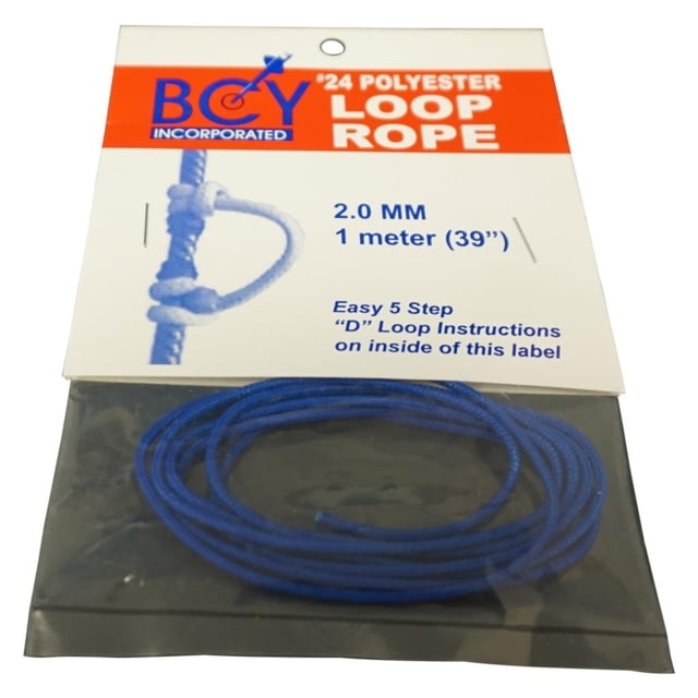 BCY Size 24 D Loop Rope Royal Blue 1 m 66533 - Bcy