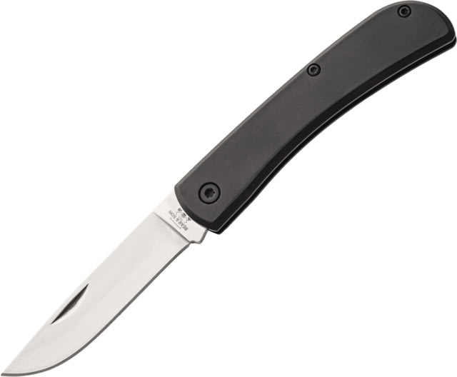 Bear and Son Knives Farmhand Folding Knives w/Clip 2.75in 440 Stainless Steel Taper Ground Aluminum Handle Black - Bear And Son Knives