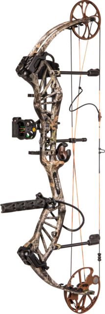 Bear Archery Approach Compound Bow Ready to Hunt Package 330 FPS Left Handed 60 lb Draw Realtree Edge - Bear Archery