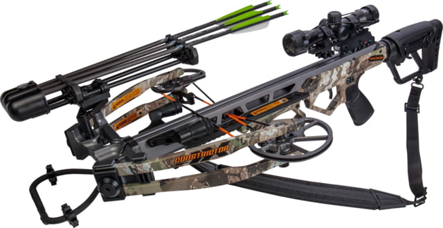 Bear Archery Bear Archery BearX Constrictor Crossbow Package with Illum Scope Rope & Bolts RH / LH - Veil Stroke Camo - Bear Archery