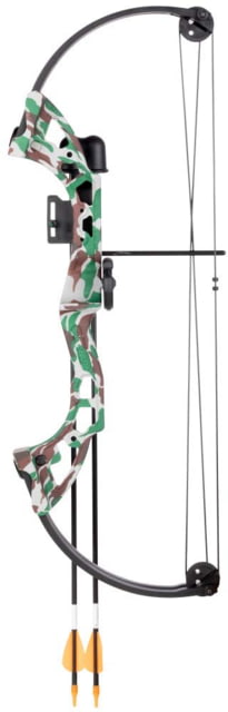 Bear Archery Brave Youth Compound Bow w/ Biscuit Arrow Rest / Right Handed Camo - Bear Archery