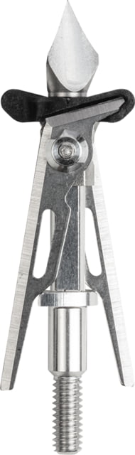 Bear Archery SIK 2-Blade Expandable SK2CB Crossbow Broadhead 2-inch Offset Entry - Silver/Black