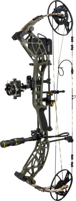 Bear Archery THP Adapt 2+ HP RTH Package Bow 45-60lb LH Throwback Green BEA2257