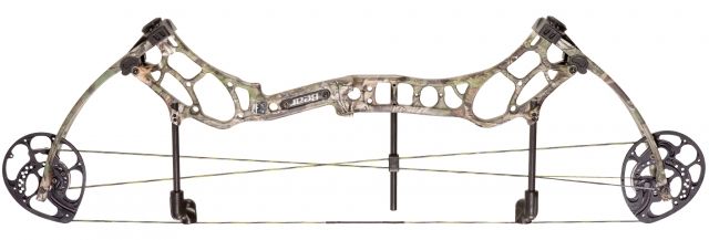 Bear Archery Threat Compound Bow / Bow Only / Right Handed / 60-70lb Draw Weight Range / 25-30in Draw Length Range RealTree Xtra Green - Bear Archery