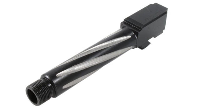 Bear Creek Arsenal Glock 23 9mm Conversion Threaded Pistol Barrel 1-16 Twist Black Nitride Bear Claw Fluted - Bear Creek Arsenal