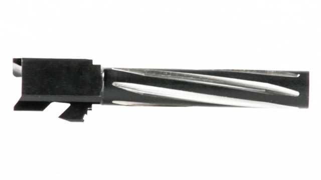 Bear Creek Arsenal Glock 22 9mm Non-Threaded Conversion Pistol Barrel 1-16 Twist Black Nitride Bear Claw Fluted - Bear Creek Arsenal