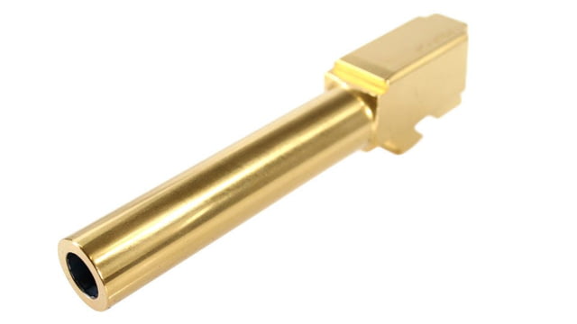 Bear Creek Arsenal Grizzly 102 & Glock 19 9mm Non-Threaded Pistol Barrel 1-16 Twist Titanium Nitride Gold - Bear Creek Arsenal