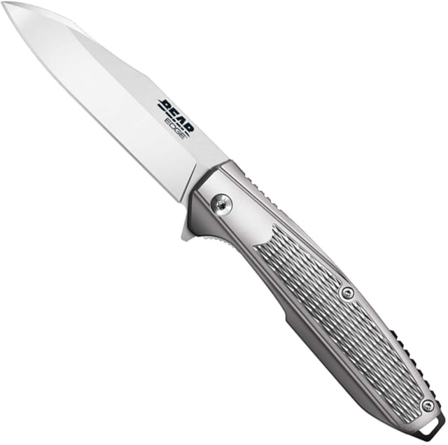 Bear Edge Folding Knife w/Reverse Tanto Blade 3.25in 440 Stainless Steel Tanto Stainless Steel Handle - Bear Edge
