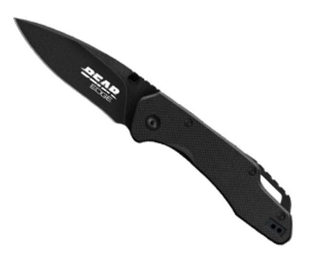 Bear Edge G10 Black Assisted Drop Point Sideliner 4.5in 71502 - Bear Edge