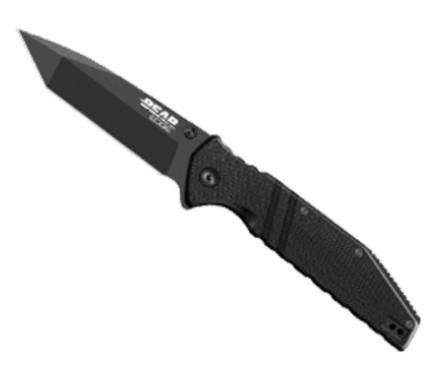 Bear Edge G10 Black Assisted Tanto Sideliner 4.5in 71503 - Bear Edge