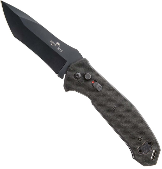 Bear OPS Auto Bold Action 5 Folding Knife 3.75in Sandvik 14C28N Stainless Steel Black G10 Handle - Bear Ops