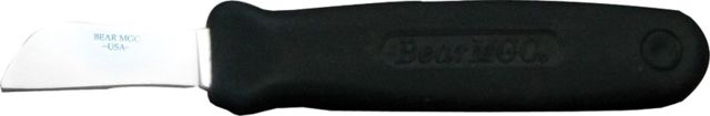 Bear & Son Cushion Grip Fixed Blade Knife hollow ground High Carbon SS blad Black Kraton cushion grip Handle BC - Bear And Son Knives