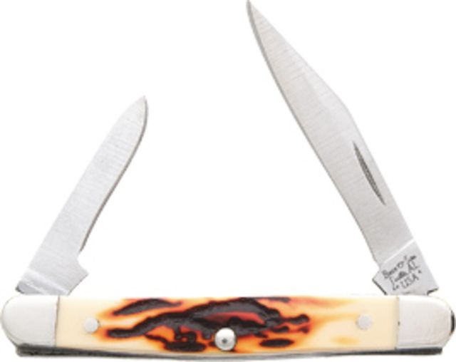 Bear & Son Cutlery 2 7/8 Stag Delrin Pen - Bear & Son Cutlery