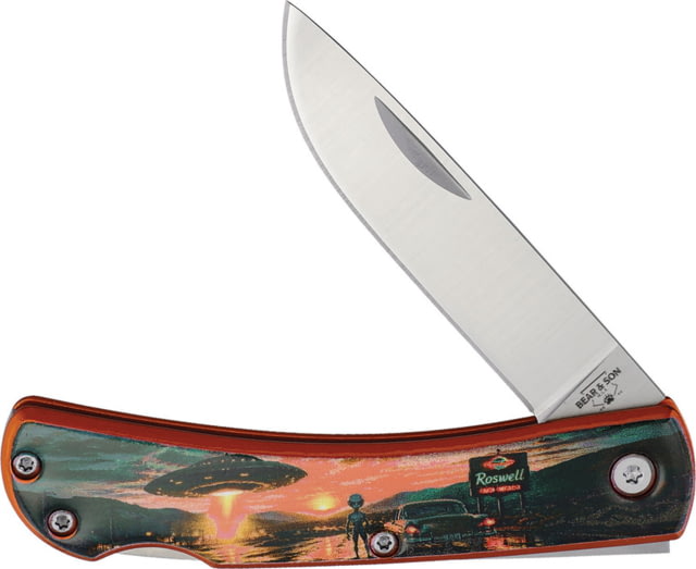 Bear & Son Cutlery Farmhand Lockback Alien BC - Bear and Son Cutlery