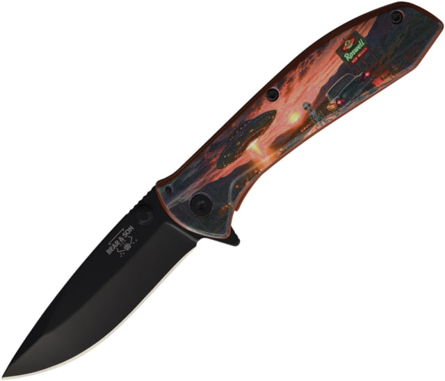 Bear & Son Cutlery Framelock A/O Alien Roswell BC