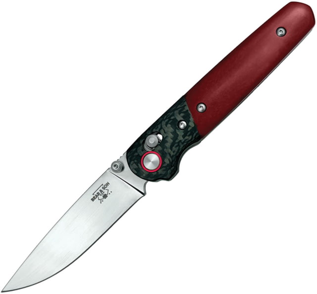 Bear & Son Cutlery Lawman Crossbar Lock Red BC - Bear & Son Cutlery