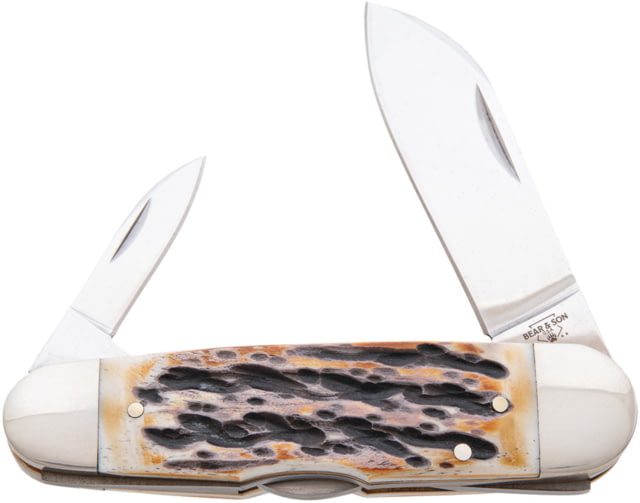 Bear & Son Cutlery Piranha Lockback India Stag BC