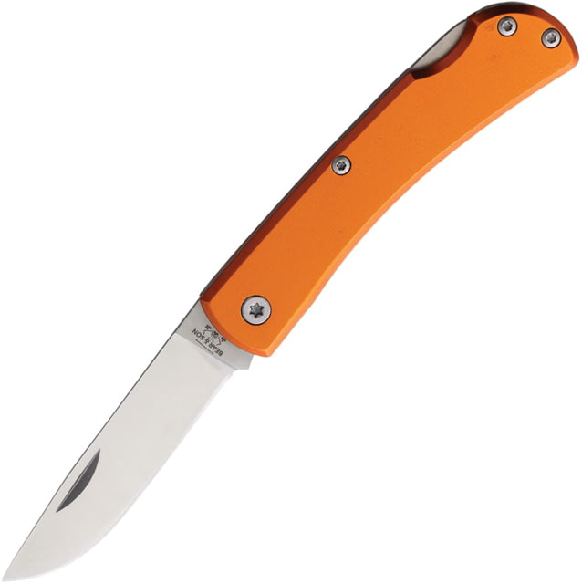 Bear & Son Cutlery Small Farmhand Lockback 2.63 in Folding Knife Orange aluminum - Bear & Son Cutlery