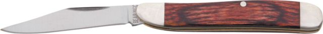 Bear & Son Peanut RoseWood Fold Knife SS clip Blade RoseWood Handle BC