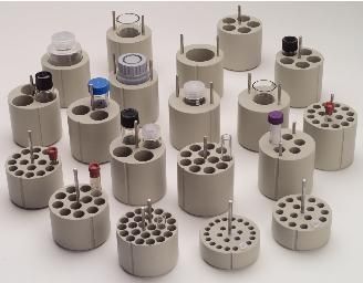Beckman Coulter 10 mL Screw-On Cap Tube Adapter 16mm Diameter Pack of 2 Beige