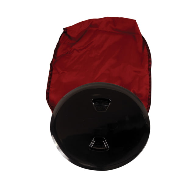 Beckson Marine 5" Stow-Away Deck Plate - Black w/12" Bag