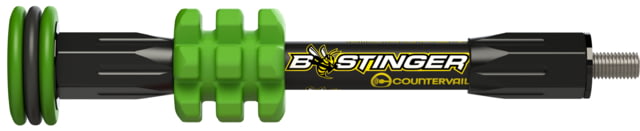 Bee Stinger MicroHex Bow Stabilizer Green 6in - Bee Stinger